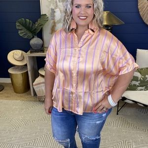 NWT Silky Ungee Button Up